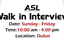 Arrive Safe Limousine Walk in Interview in Dubai