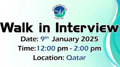 Aster DM Healthcare Walk in Interview in Qatar