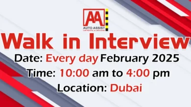 Auto Assist Limousine Walk in Interview in Dubai