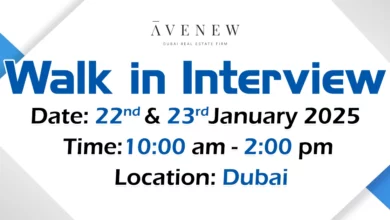 AveNew Real Estate Walk in Interview in Dubai