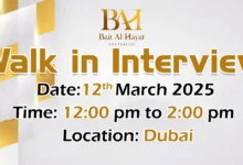 Bait Al Hayat Walk in Interview in Dubai