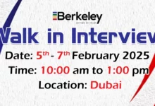 Berkeley Walk in Interview in Dubai