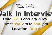 Binghatti Group Walk in Interview in Dubai