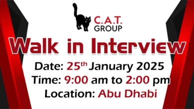 CAT Group Walk in Interview in Abu Dhabi