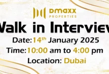 DMAXX Properties Walk in Interview in Dubai