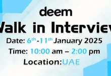 Deem Finance Walk in Interview in UAE