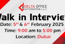 Delta Office Automation Walk in Interview in Dubai