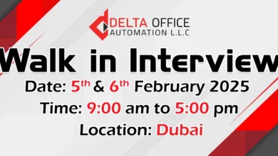 Delta Office Automation Walk in Interview in Dubai