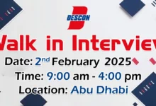 Descon Engineering Walk in Interview in Abu Dhabi