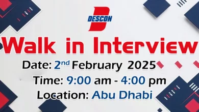 Descon Engineering Walk in Interview in Abu Dhabi