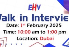 EHVEMC Walk in Interview in Dubai