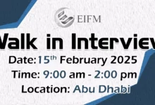 EIFM Walk in Interview in Abu Dhabi