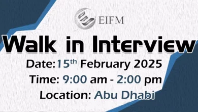 EIFM Walk in Interview in Abu Dhabi