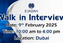 Ejadah Walk in Interview in Dubai