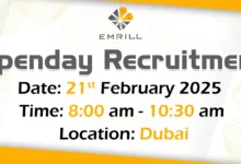 Emrill Open Day Recruitment in Dubai