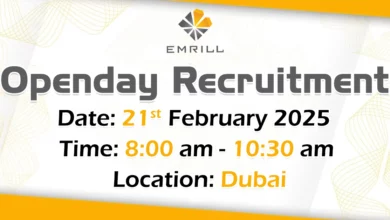 Emrill Open Day Recruitment in Dubai