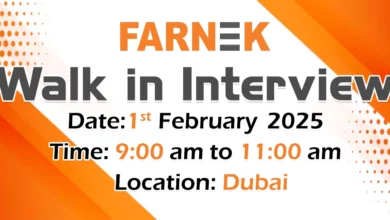 Farnek Walk in Interview in Dubai