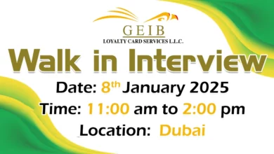 GEIB Loyalty Walk in Interview in Dubai