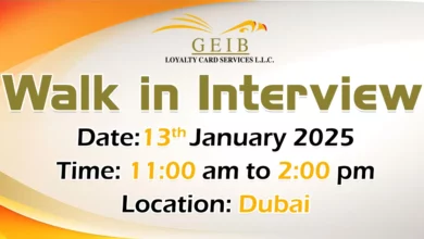 GEIB Loyalty Walk in Interview in Dubai