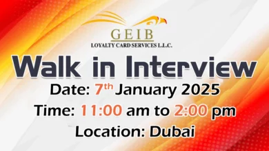 GEIB Loyalty Walk in Interview in Dubai