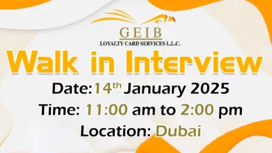 GEIB Loyalty Walk in Interview in Dubai