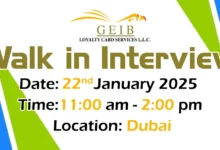 GEIB Loyalty Walk in Interview in Dubai