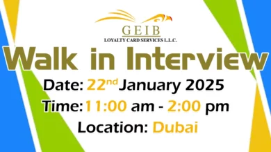 GEIB Loyalty Walk in Interview in Dubai