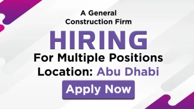 General Construction Firm Recruitments in Abu Dhabi