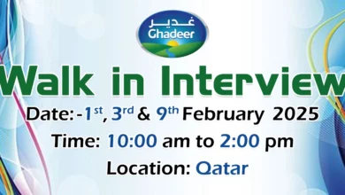 Ghadeer Dairy Walk in Interview in Qatar