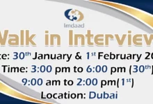 Imdaad Walk in Interview in Dubai