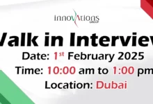 Innovations Group Walk in Interview in Dubai