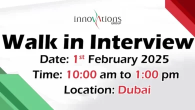 Innovations Group Walk in Interview in Dubai