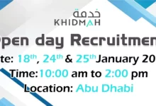 Khidmah Open Day Recruitment in Abu Dhabi