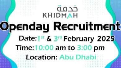 Khidmah Open Day Recruitment in Abu Dhabi