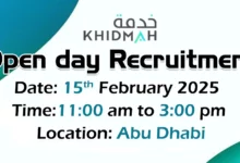 Khidmah Open Day Recruitment in Abu Dhabi