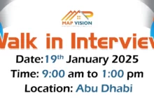 MAP Vision Walk in Interview in Abu Dhabi