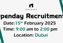 Masaken Open Day Recruitment in Dubai