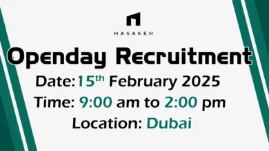 Masaken Open Day Recruitment in Dubai