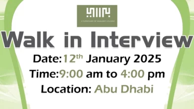 Mawarid Holding Walk in Interview in Abu Dhabi