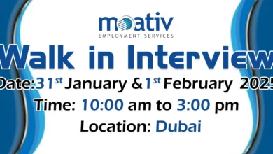 Moativ Walk in Interview in Dubai