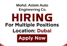 Mohd Aslam Auto Engineering Recruitments in Dubai