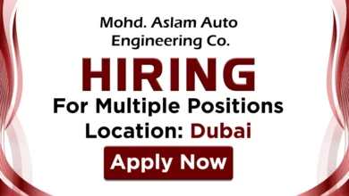 Mohd Aslam Auto Engineering Recruitments in Dubai