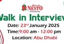 Nesto Hypermarket Walk in Interview in Abu Dhabi