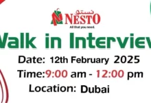 Nesto Hypermarket Walk in Interview in Dubai