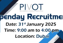 PIVOT Open Day Recruitment in Dubai