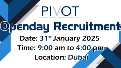 PIVOT Open Day Recruitment in Dubai