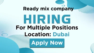 Ready Mix Company Recruitments in Dubai