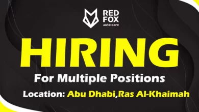 Red Fox Auto Care Recruitments in RAK & Abu Dhabi