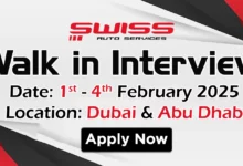 Royal Swiss Auto Walk in Interview in Dubai & Abu Dhabi