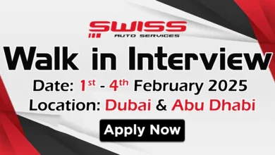 Royal Swiss Auto Walk in Interview in Dubai & Abu Dhabi